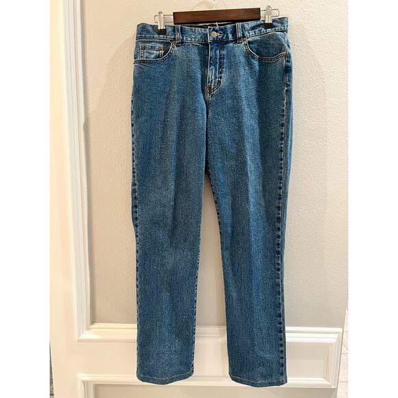LRL Lauren Ralph Lauren Women's Classic Straight Jeans High Rise Size 6X29 - Picture 2 of 7